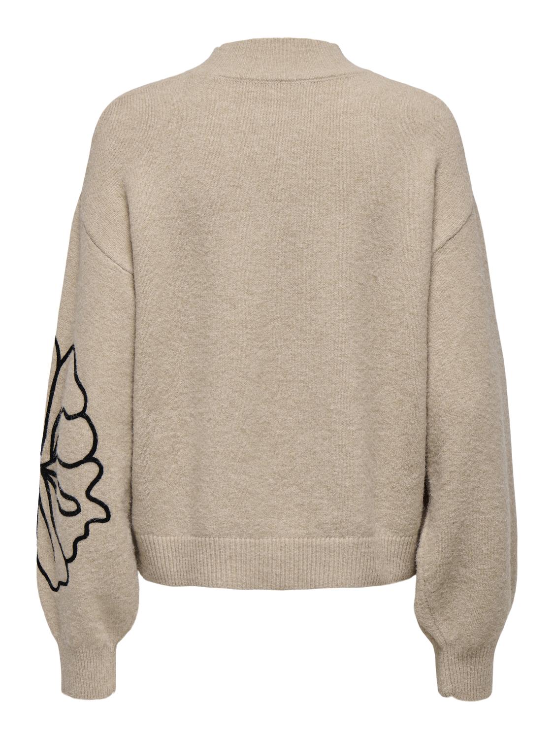 JDYJELLA L/S FLOWER PULLOVER KNT NOOS - 7