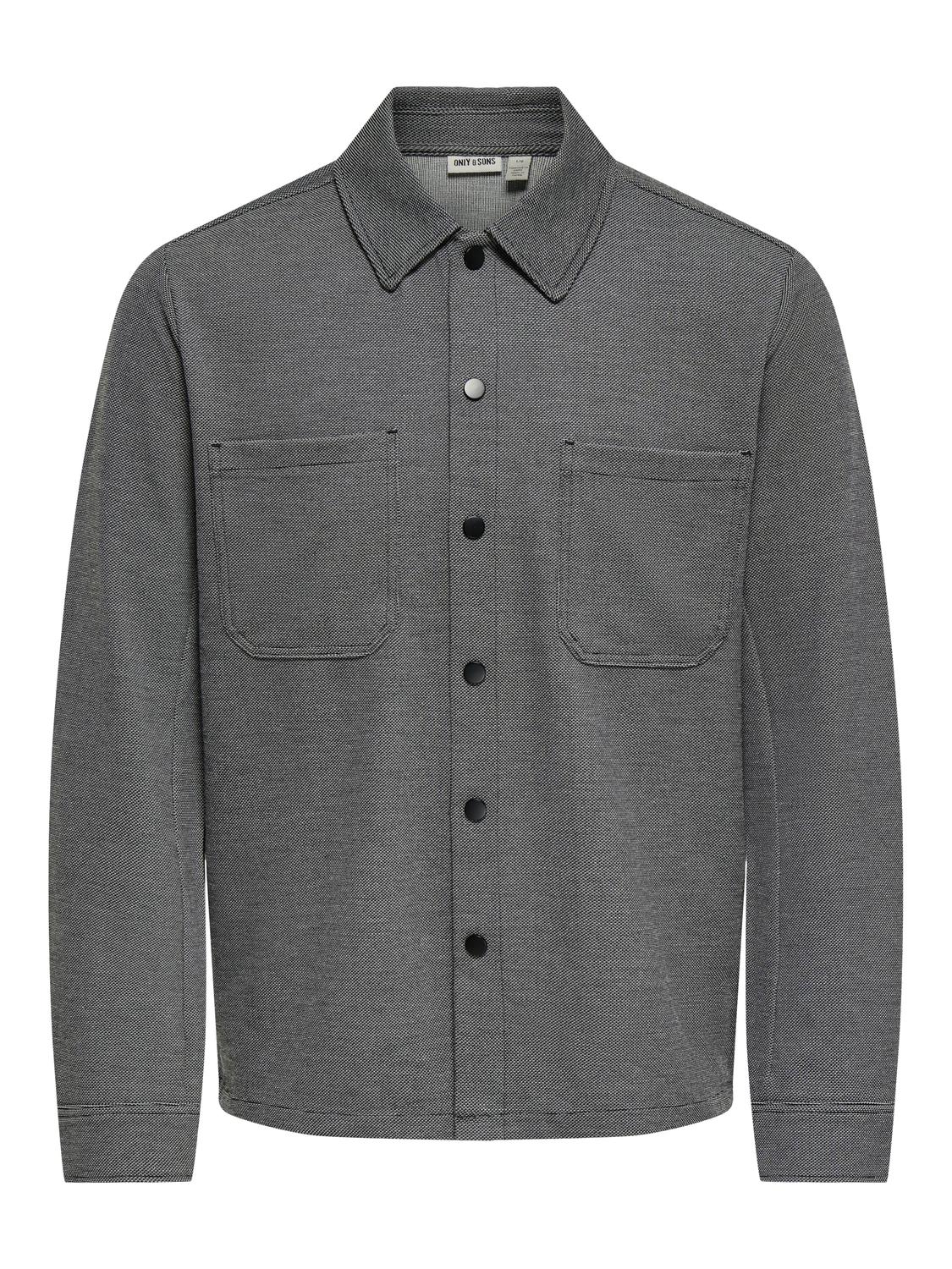 ONSJACK REG LS PATCH PKT SHIRT NOOS