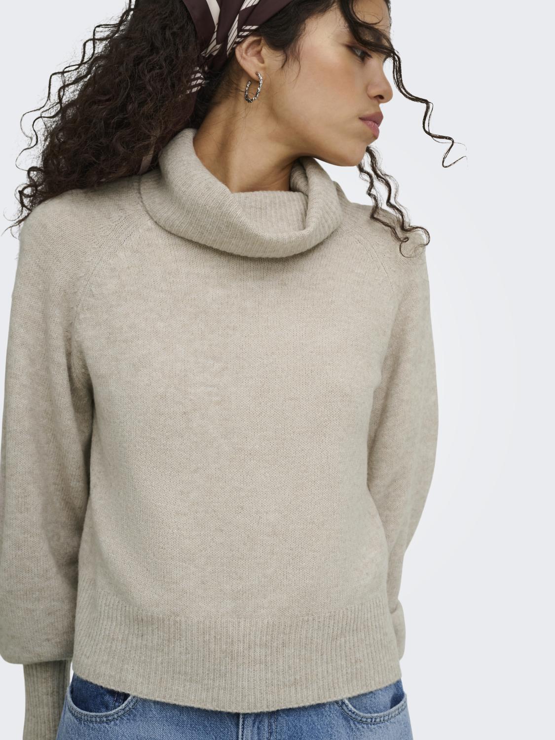 ONLOLIVIA LS ROLL NECK CC KNT - 4
