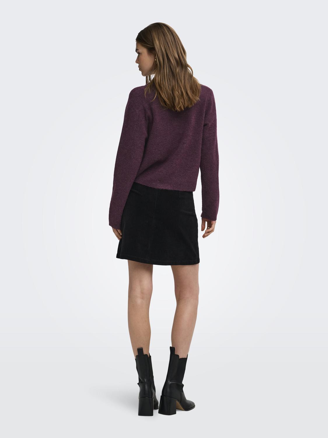 ONLFLORA HW CORD SHORT SLIT SKIRT PNT - 2