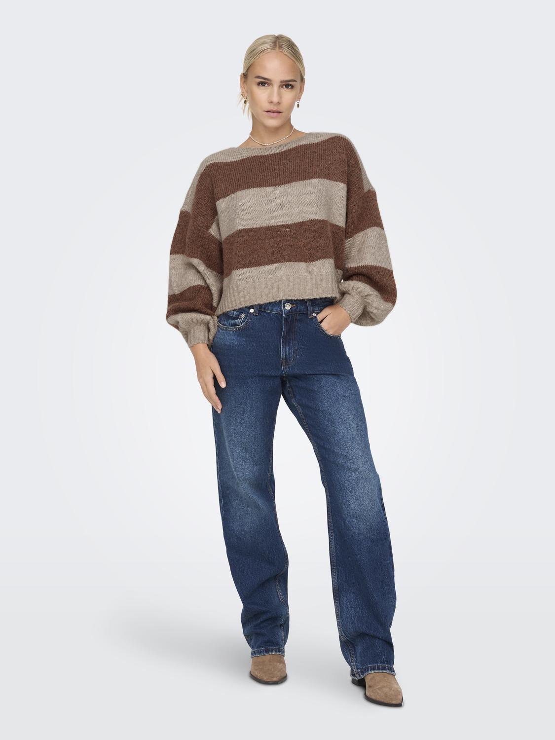 ONLAYA LIFE L/S BOATNECK NCA KNT - 7