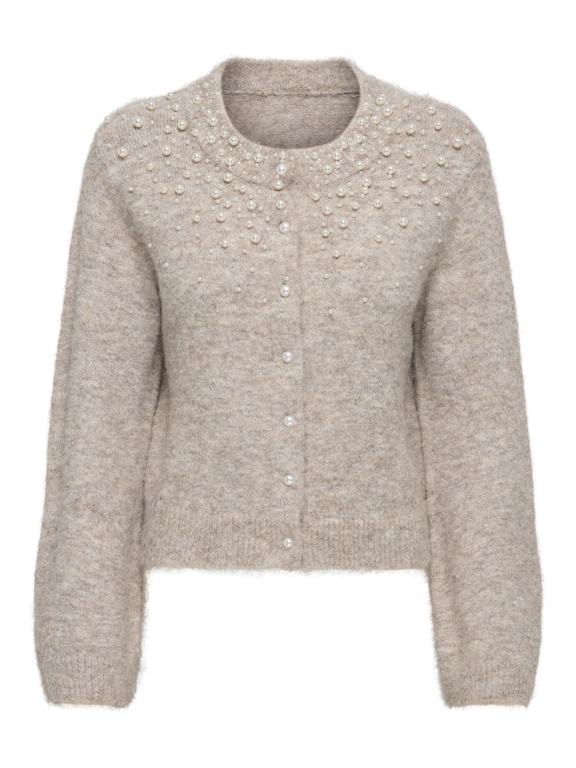 ONLMIGGIE LS O-NECK PEARL CARDI KNT NOOS - 3