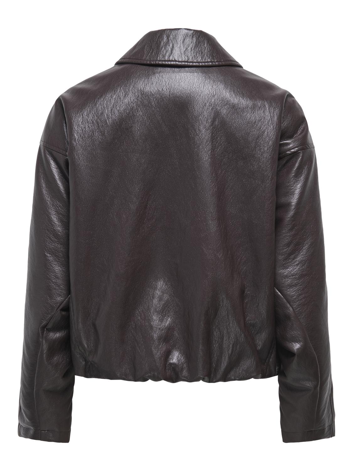 ONLMASJA FAUX LEATHER PADDED BOMBER PNT - 3