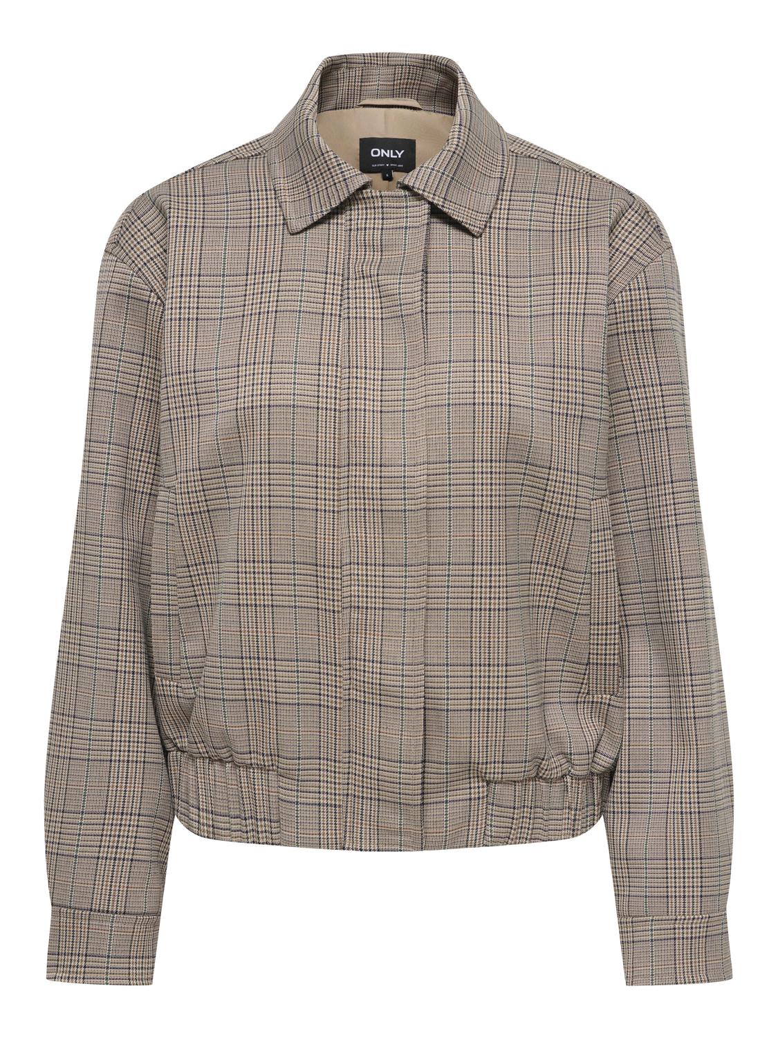 ONLURSULA CHECK BOMBER JACKET OTW - 3