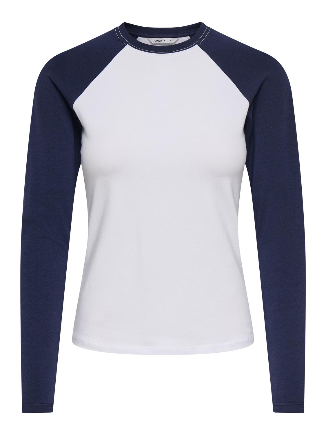PGEMY L/S COLOURBLOCK TOP JRS