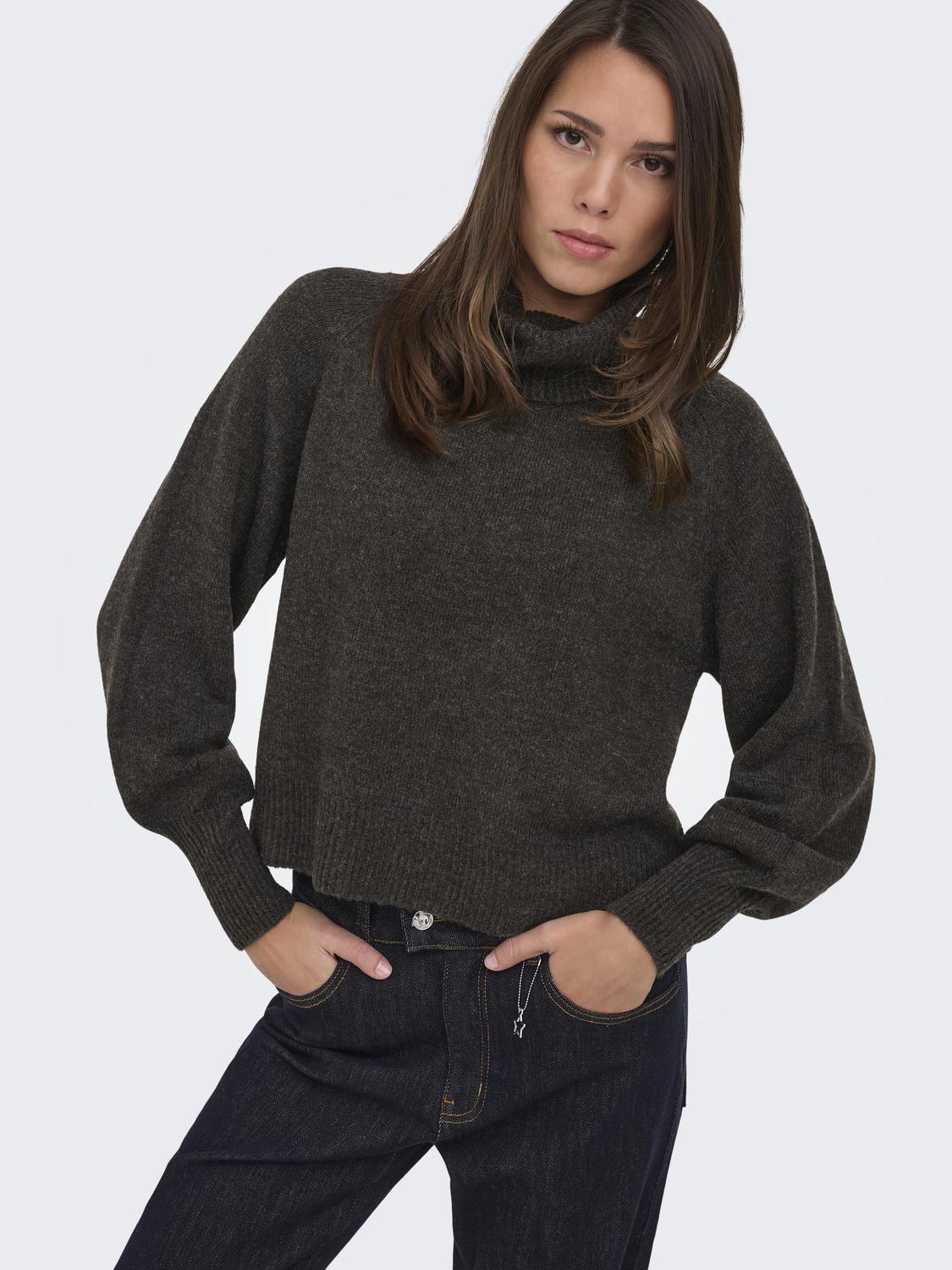 ONLOLIVIA LS ROLL NECK CC KNT - 5