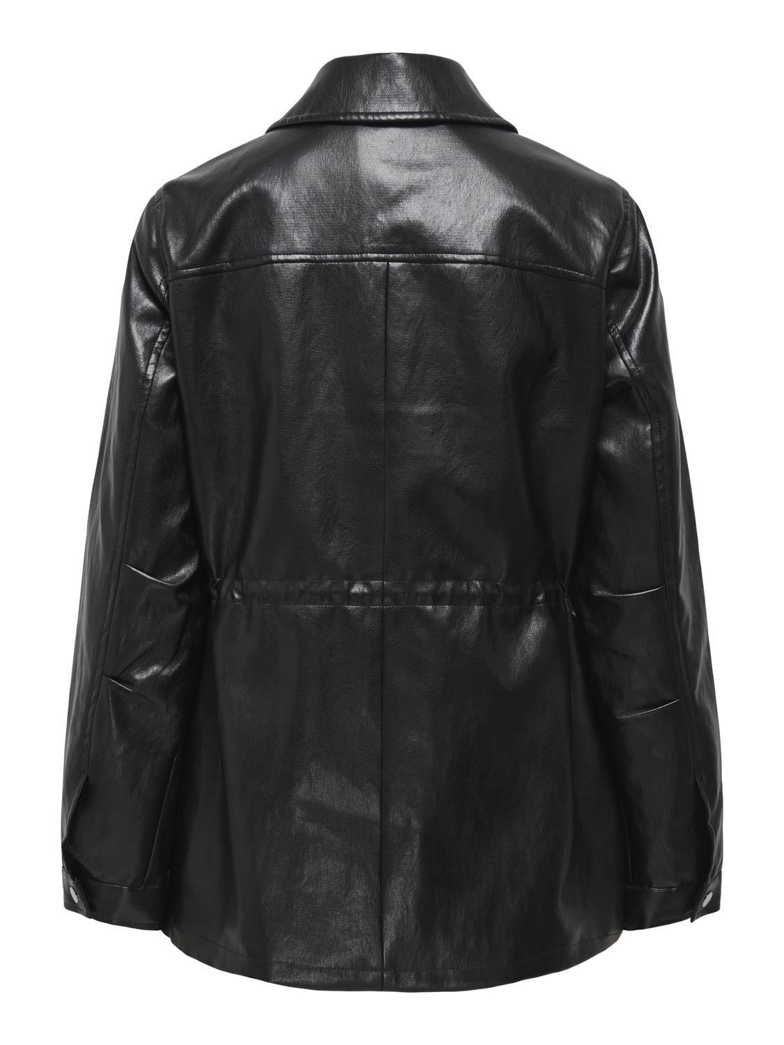 ONLMINI FAUX LEATH STRING JACKET CC OTW - 7
