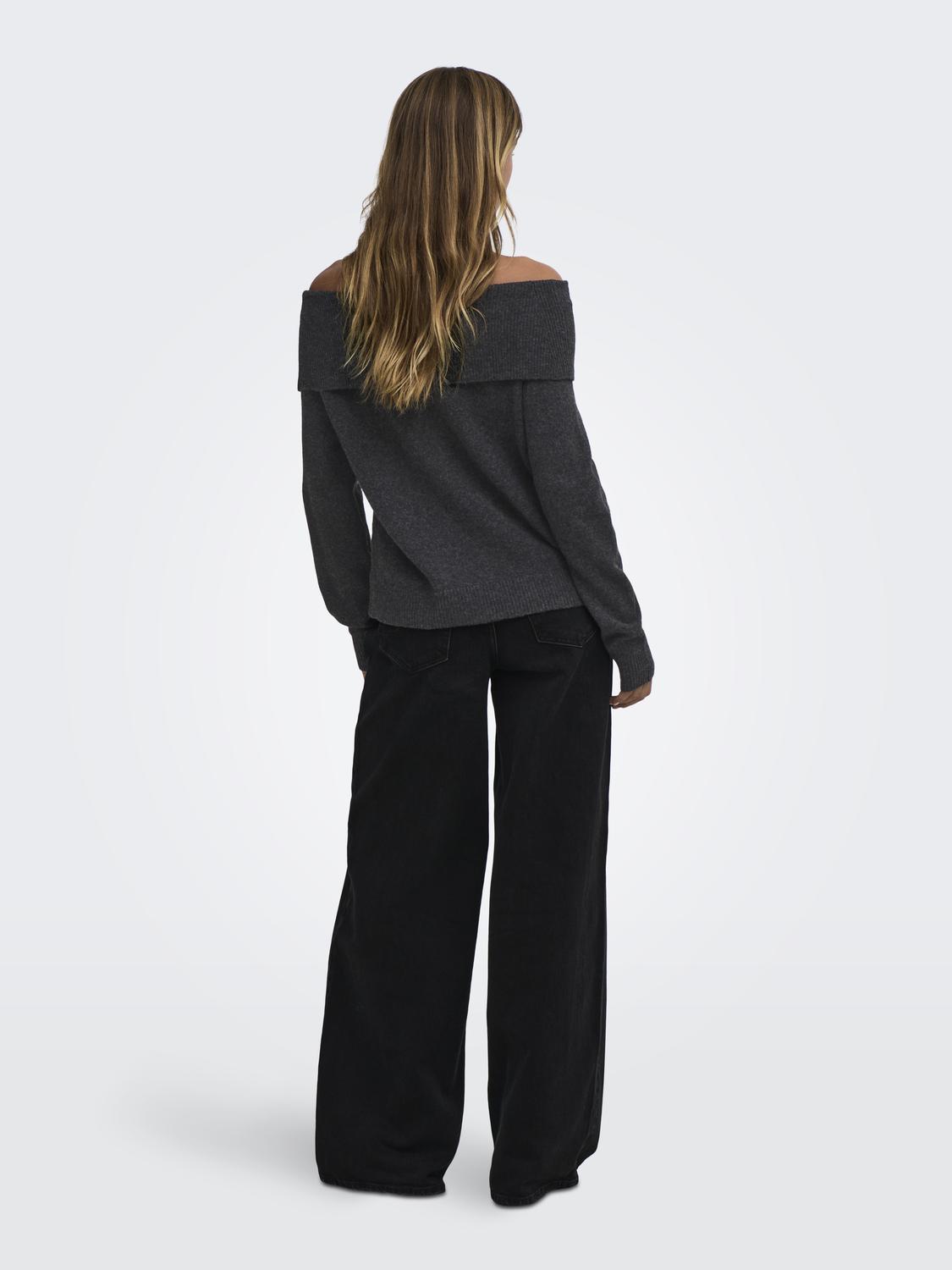 JDYALIANA L/S OFFSHOULDER PULLO KNT NOOS - 2