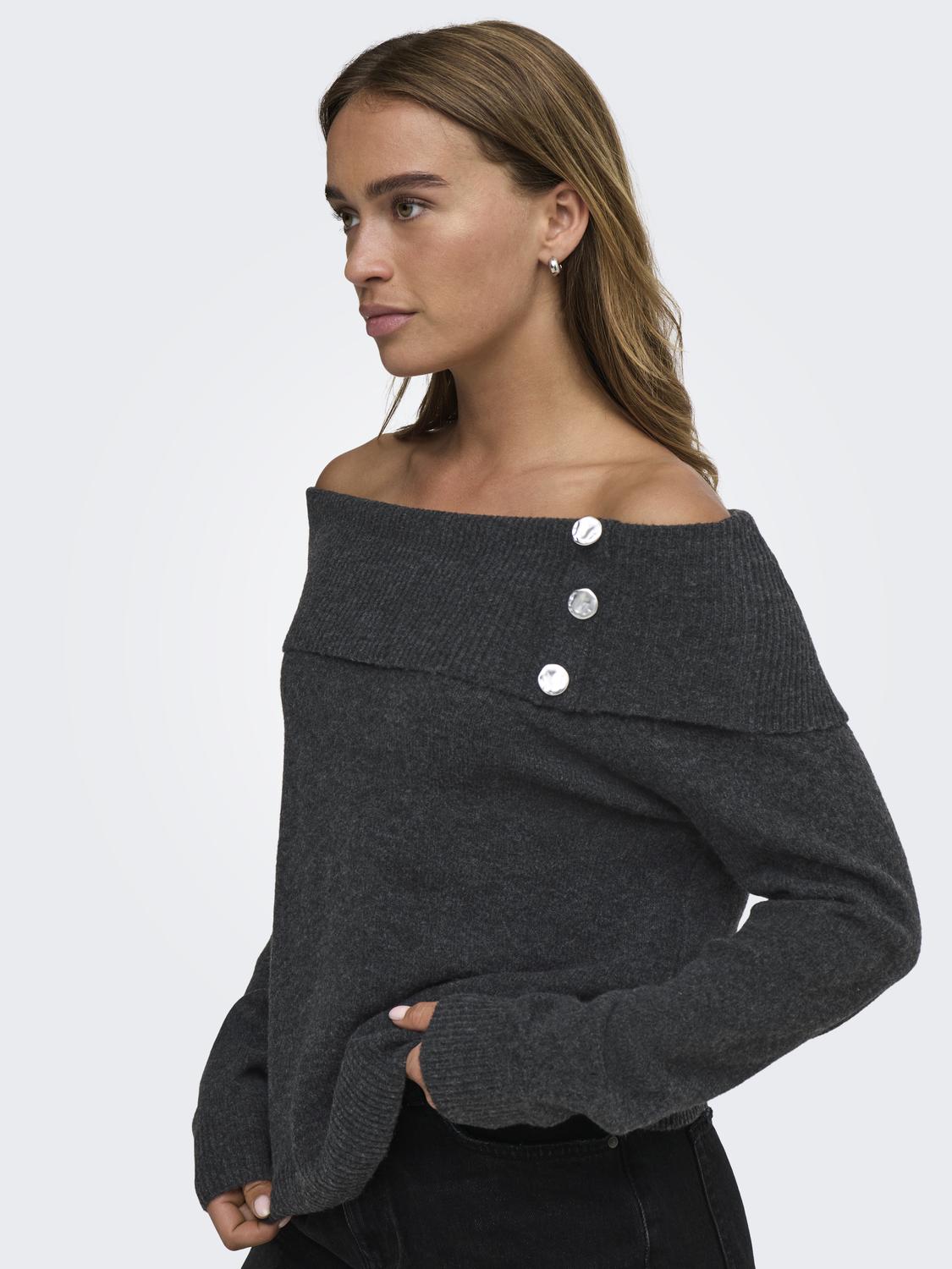 JDYALIANA L/S OFFSHOULDER PULLO KNT NOOS - 5