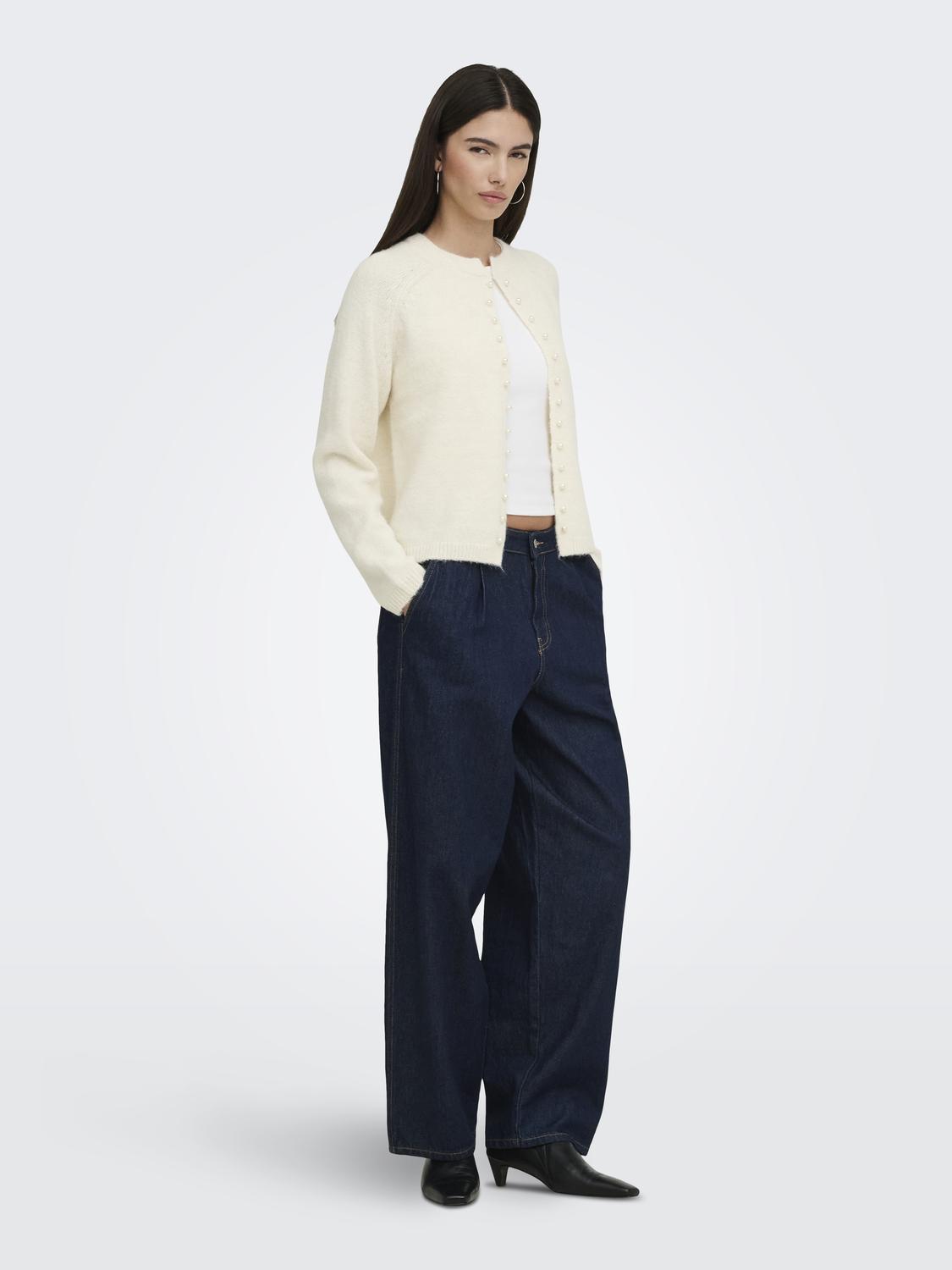 ONLMIRA LS O-NECK DETAIL CARDIGAN EX KNT - 6