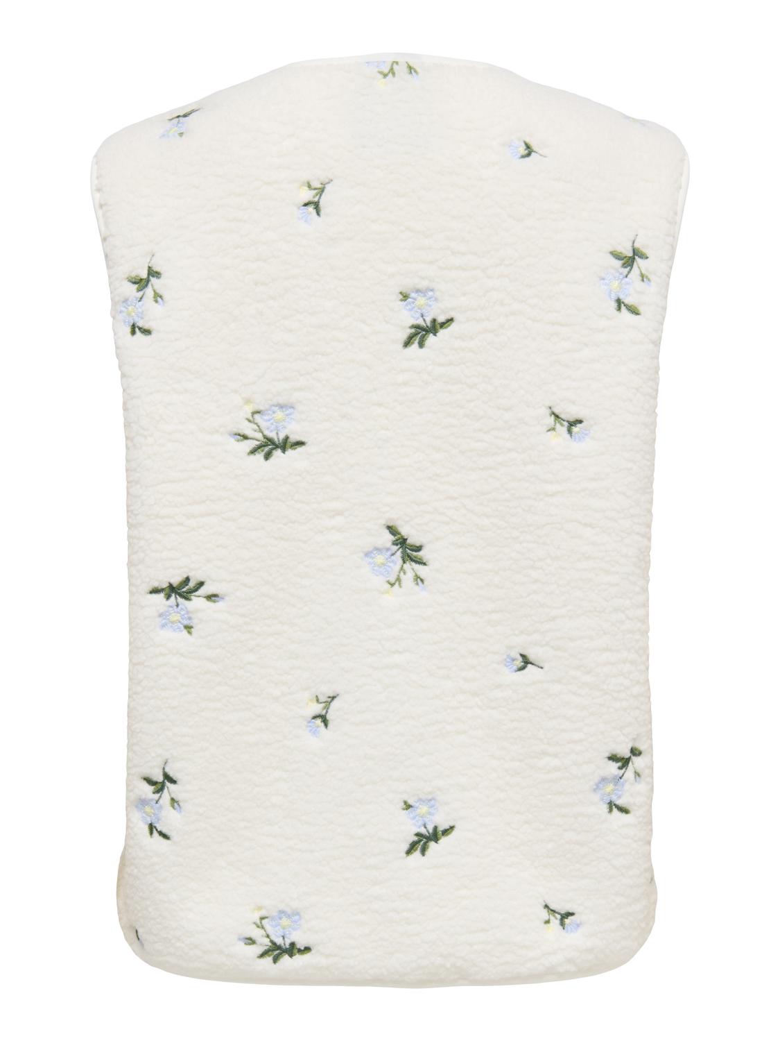 JDYSIMINA TEDDY FLOWER EMB WAISTCOAT OTW - 7