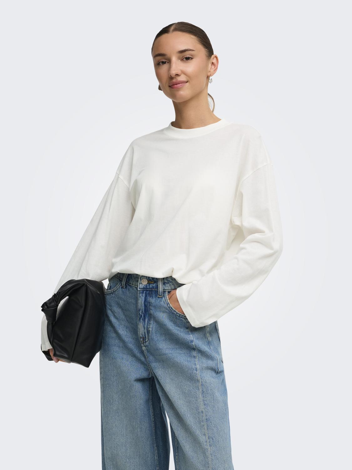 ONLHAPPY L/S O-NECK TEE CC JRS