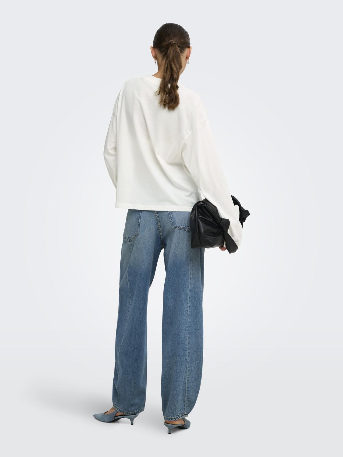 ONLHAPPY L/S O-NECK TEE CC JRS - 2