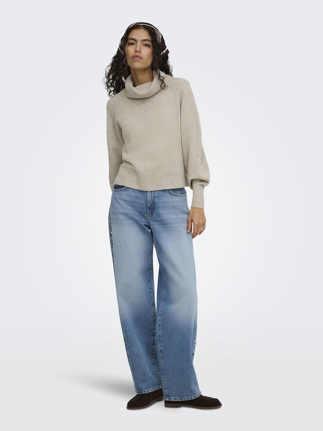 ONLOLIVIA LS ROLL NECK CC KNT - 6