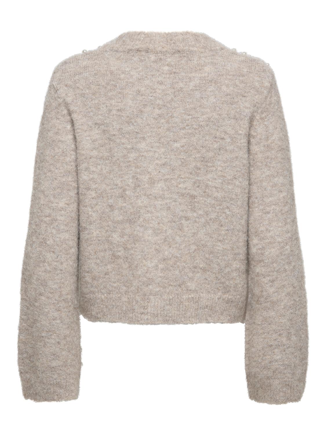 ONLMIGGIE LS O-NECK PEARL CARDI KNT NOOS - 7