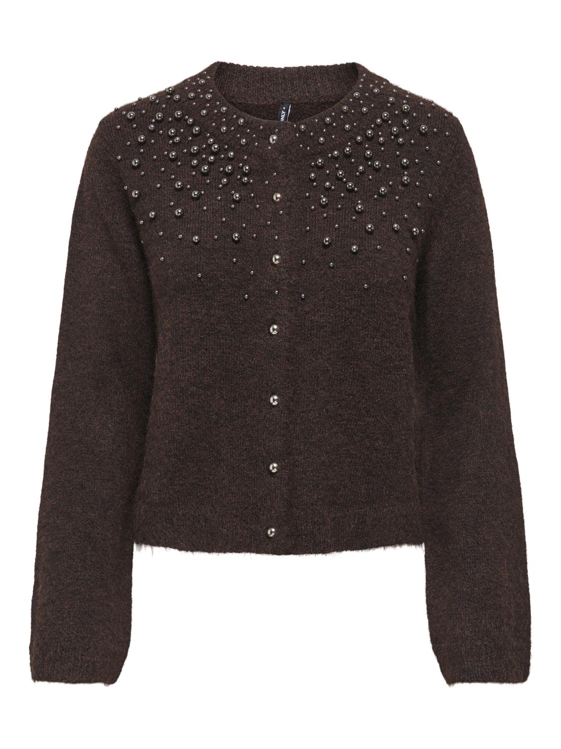 ONLMIGGIE LS O-NECK PEARL CARDI KNT NOOS - 3