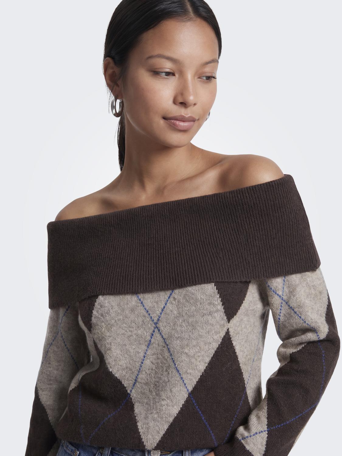ONLALIVIA LS OFF SHOULDER KNT - 6