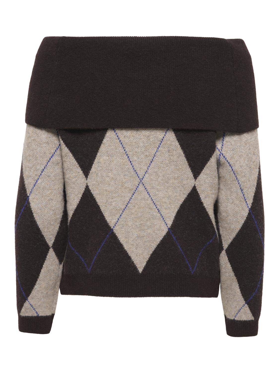 ONLALIVIA LS OFF SHOULDER KNT - 8