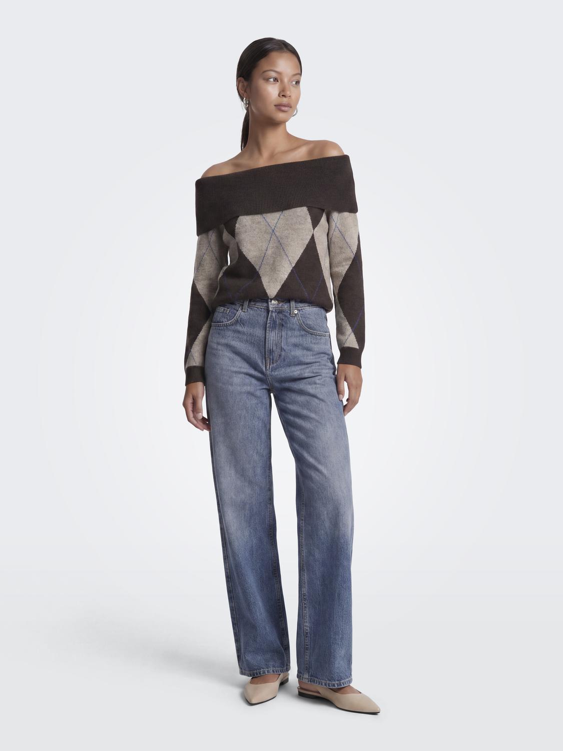 ONLALIVIA LS OFF SHOULDER KNT - 4