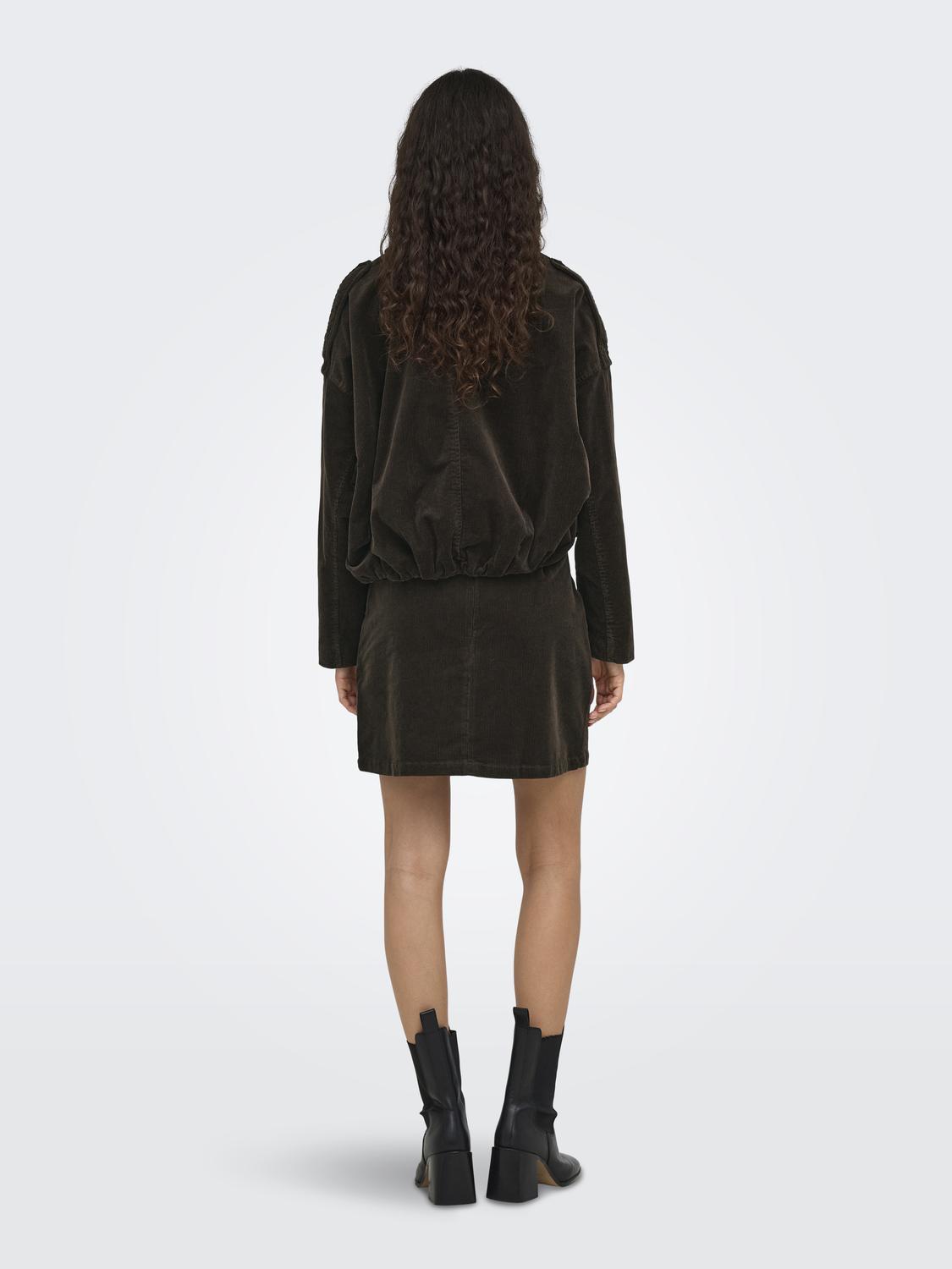 ONLMOON-FLORA L/S CORD BOMBER JACKET PNT - 2