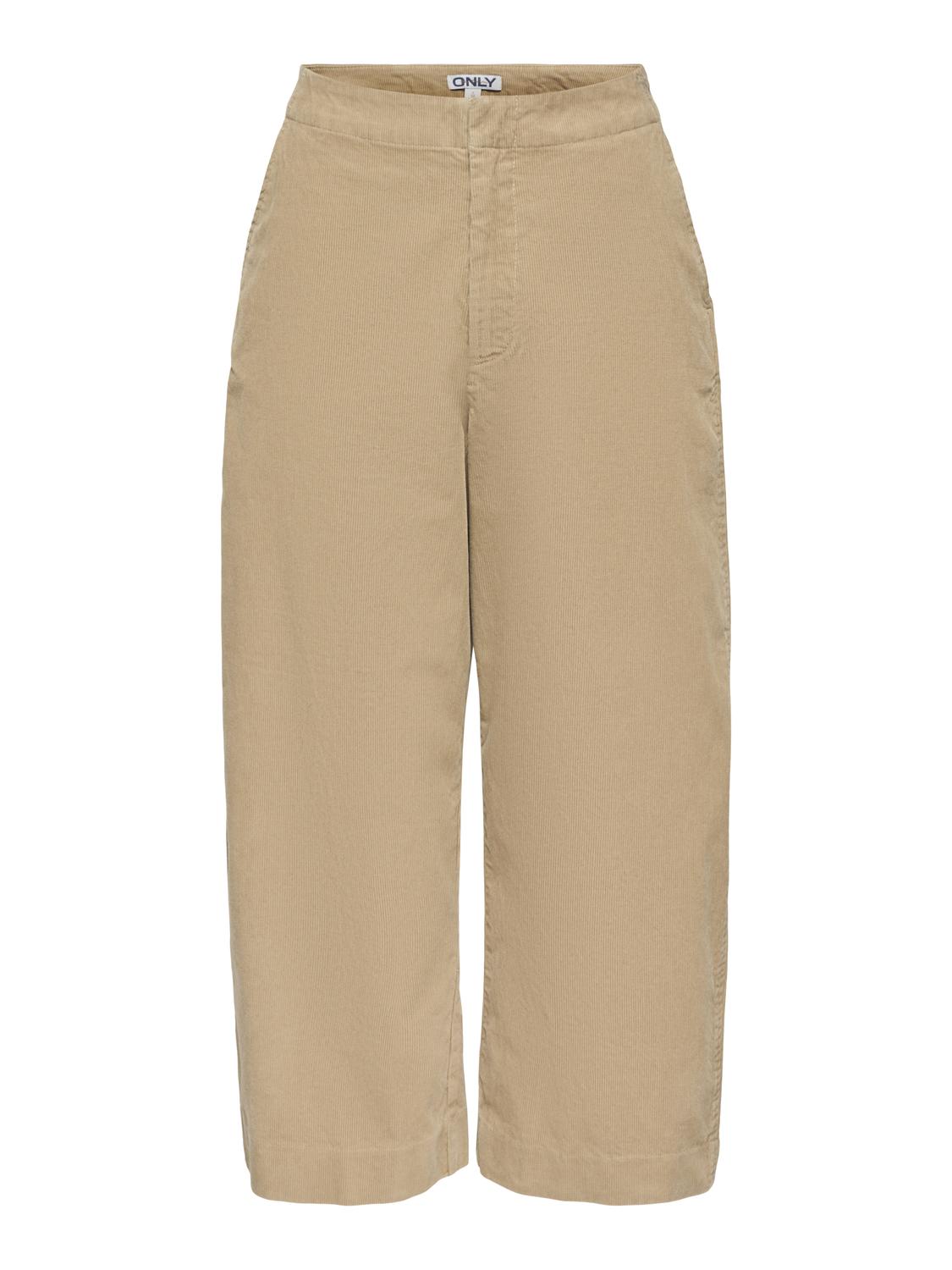 ONLARJA HW CROPPED BARREL CORD PANT PNT