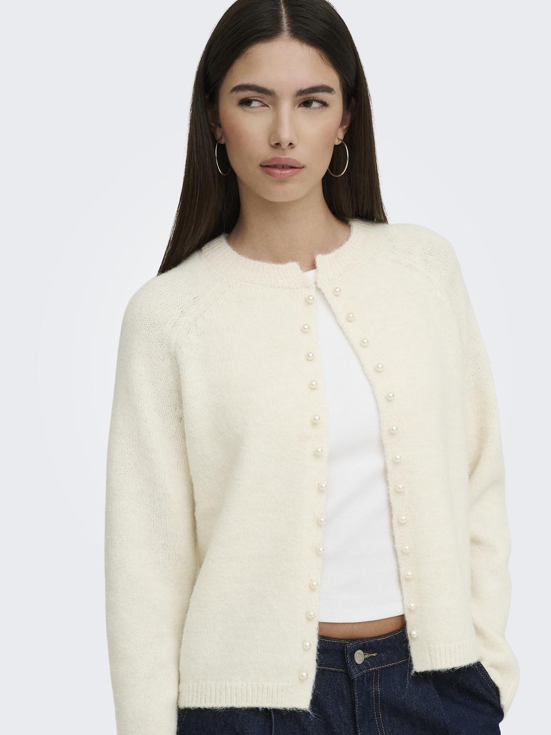 ONLMIRA LS O-NECK DETAIL CARDIGAN EX KNT - 5