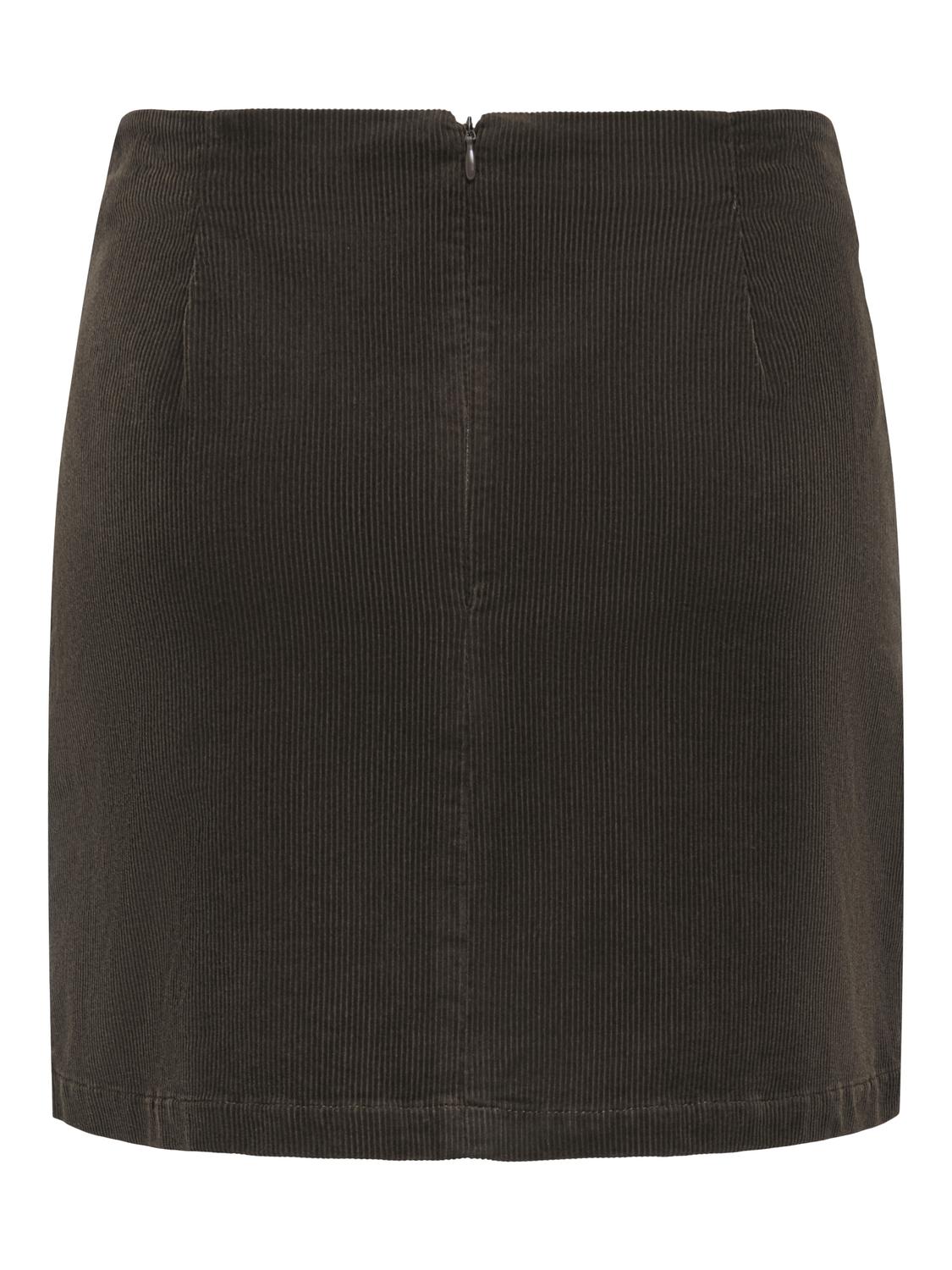 ONLFLORA HW CORD SHORT SLIT SKIRT PNT - 7