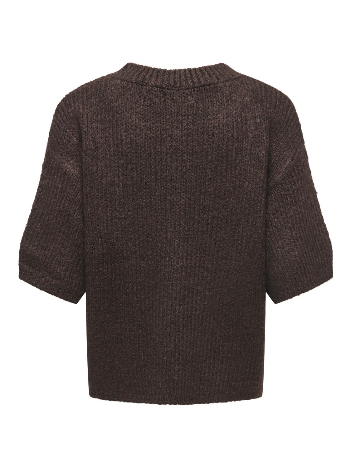 JDYDICTE S/S PULL O-NECK KNT NOOS - 7