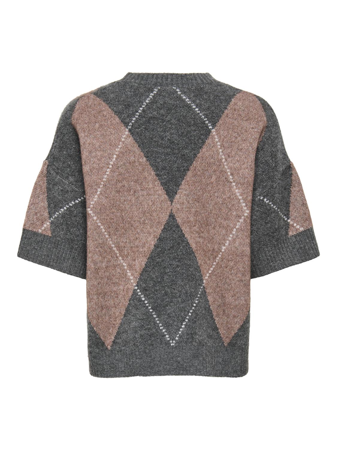 STUALEXA 2/4 ARGYLE PULLOVER KNT - 3