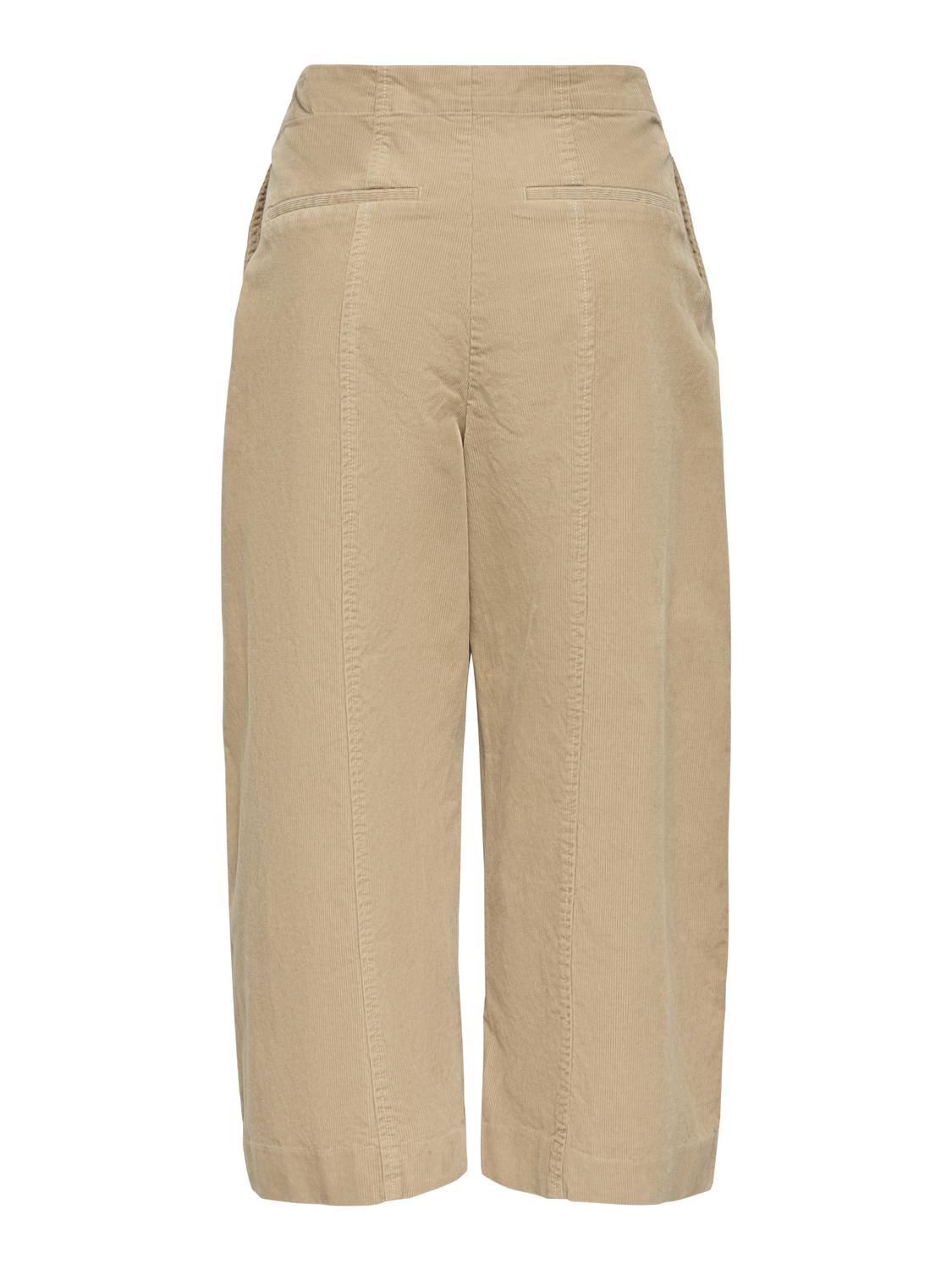 ONLARJA HW CROPPED BARREL CORD PANT PNT - 3