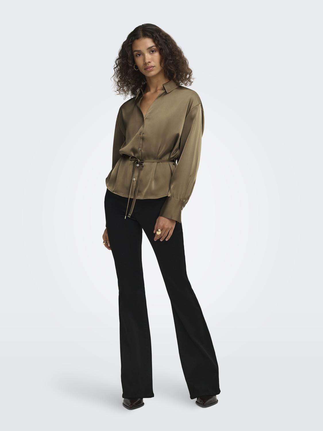 JDYARIA L/S V-NECK SHIRT WVN - 6