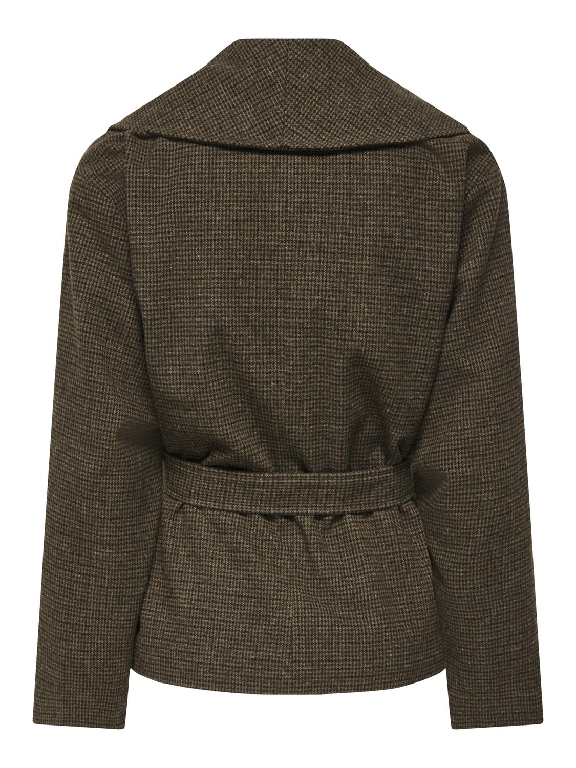ONLAUGUSTA SHORT CHECK COAT OTW - 7