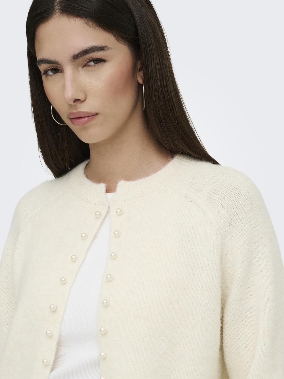 ONLMIRA LS O-NECK DETAIL CARDIGAN EX KNT - 4