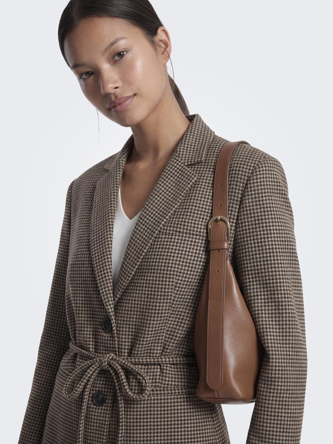 ONLNELLA L/S BELT CHECK BLAZER CC TLR - 5