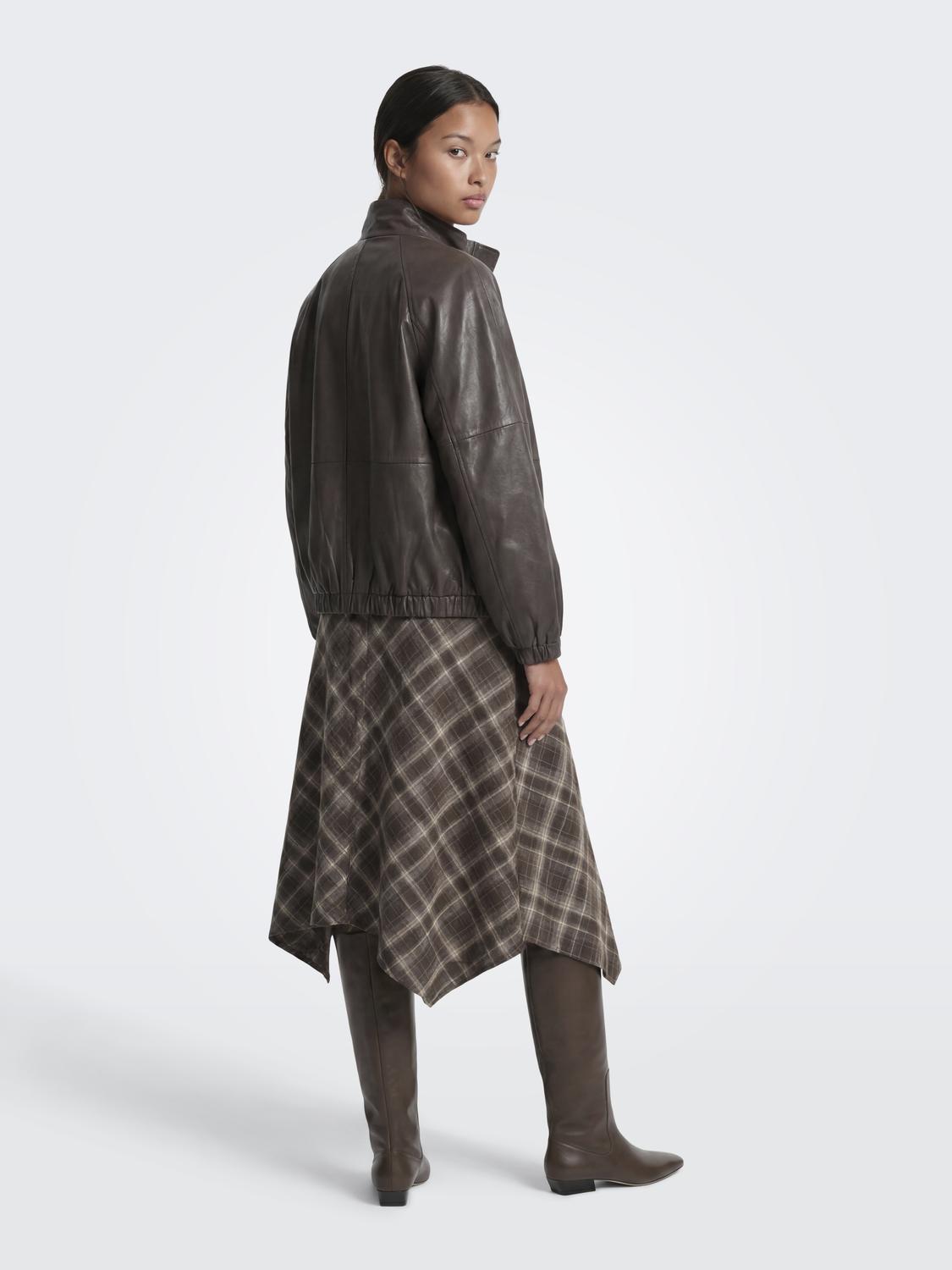 ONLGUKA LONG ASSY CHECK SKIRT WVN - 2