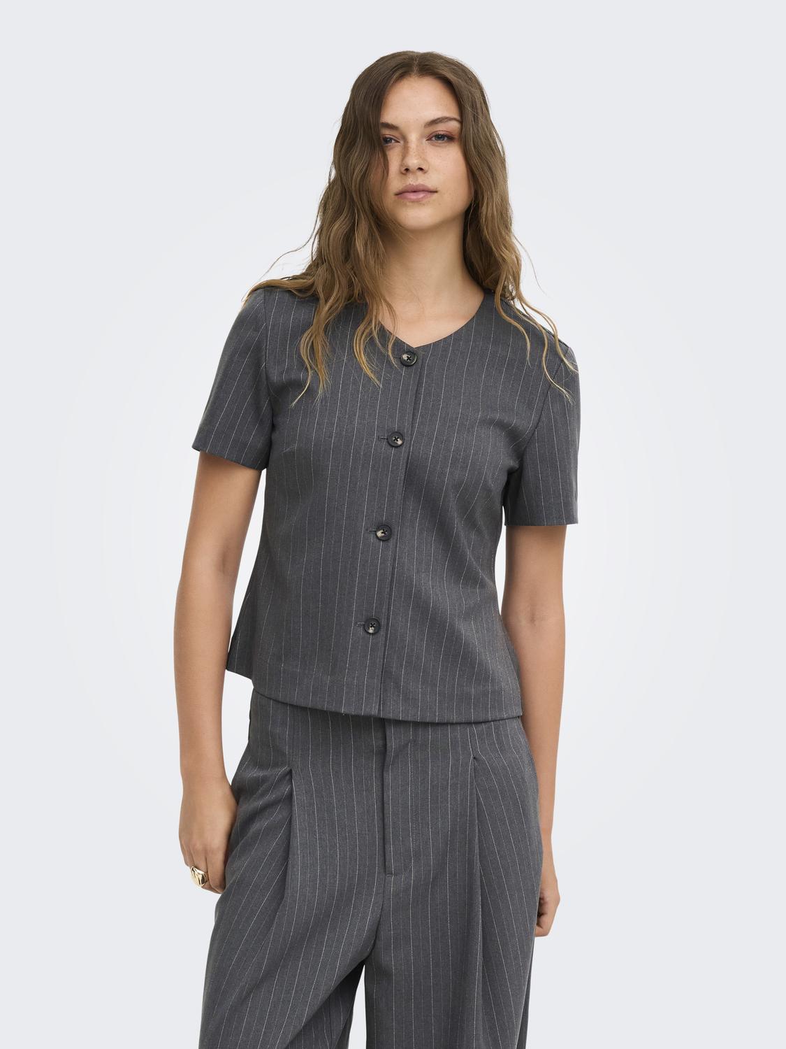 ONLAGGIE S/S PINSTRIPE TOP TLR