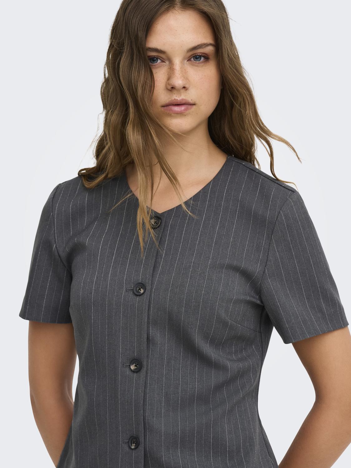 ONLAGGIE S/S PINSTRIPE TOP TLR - 4
