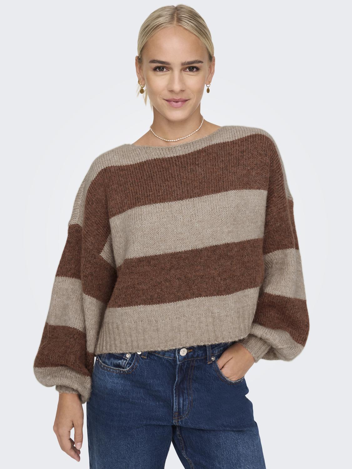 ONLAYA LIFE L/S BOATNECK NCA KNT - 5