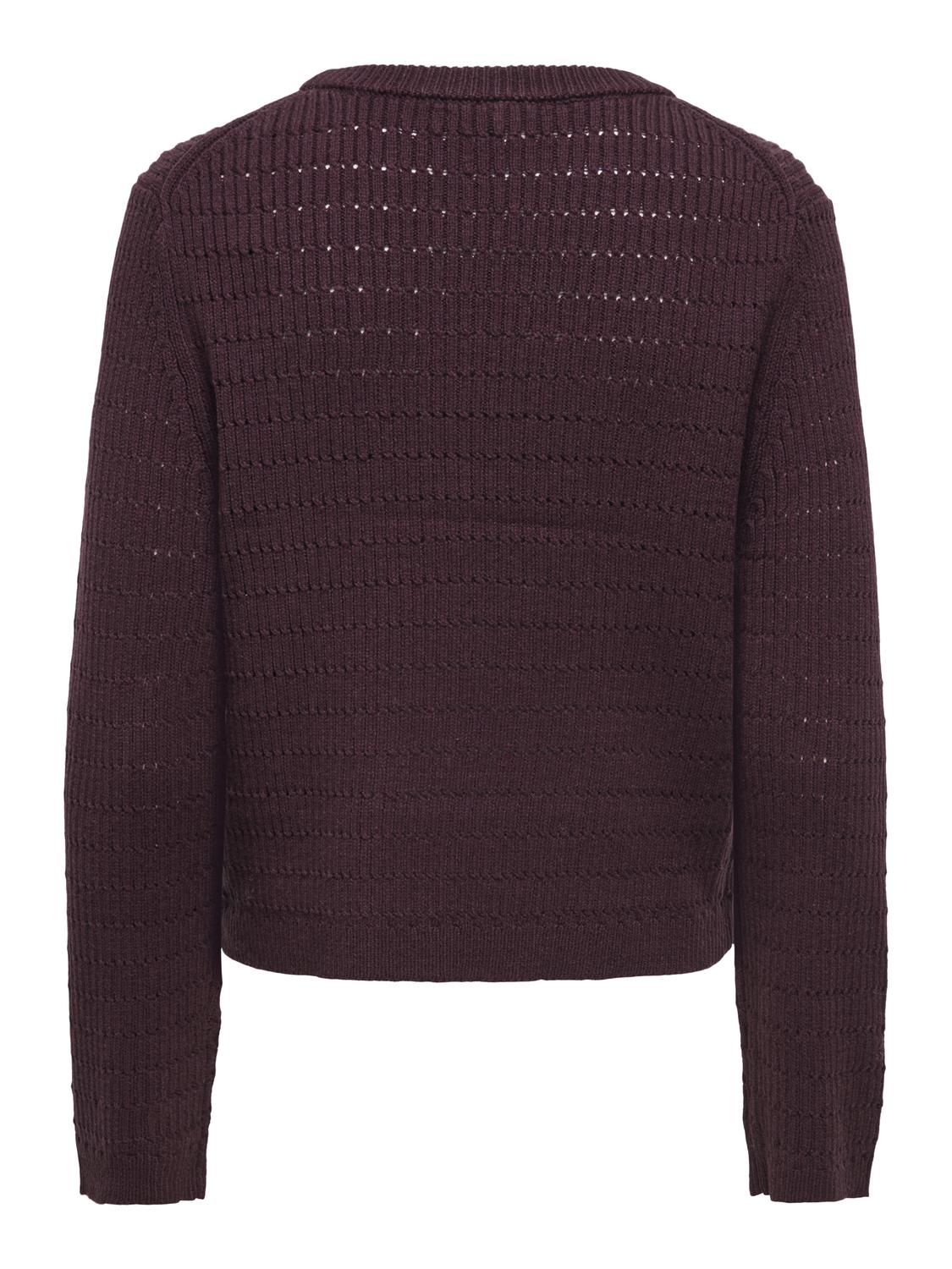 ONLAVIA LS O-NECK POINTELLE KNT - 7