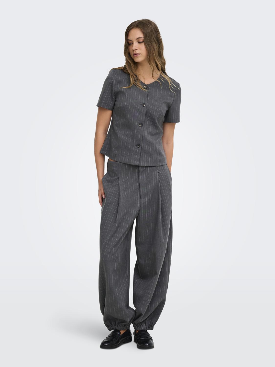 ONLAGGIE S/S PINSTRIPE TOP TLR - 6