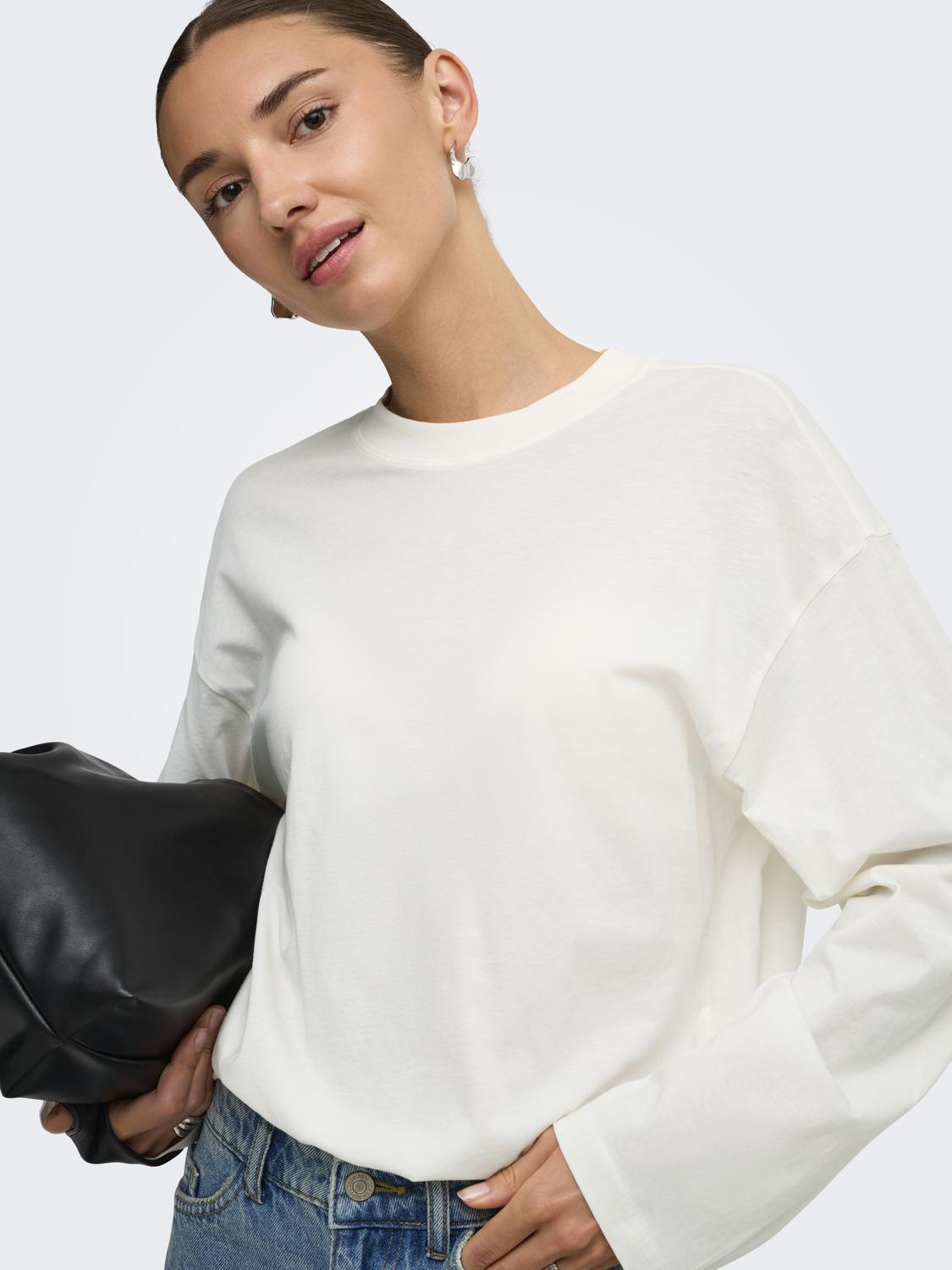 ONLHAPPY L/S O-NECK TEE CC JRS - 5