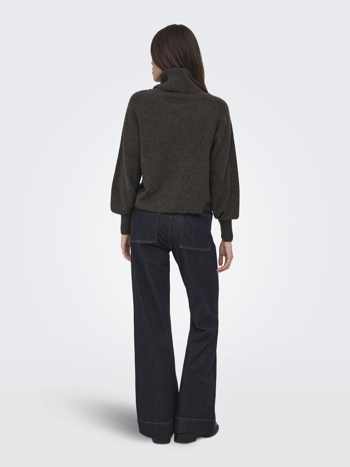 ONLOLIVIA LS ROLL NECK CC KNT - 2
