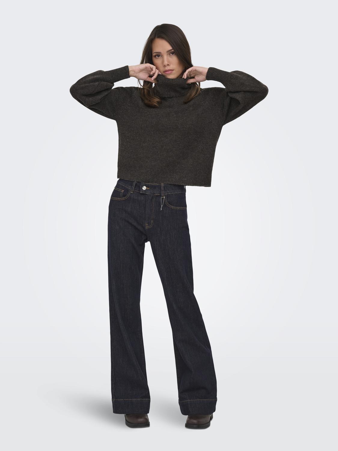 ONLOLIVIA LS ROLL NECK CC KNT - 6