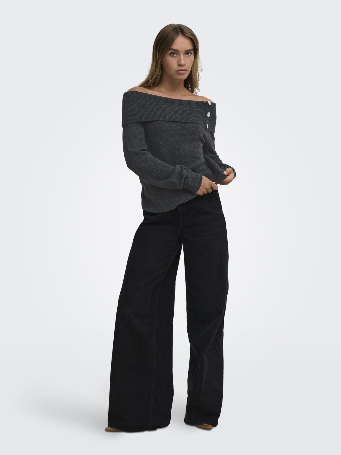 JDYALIANA L/S OFFSHOULDER PULLO KNT NOOS - 6