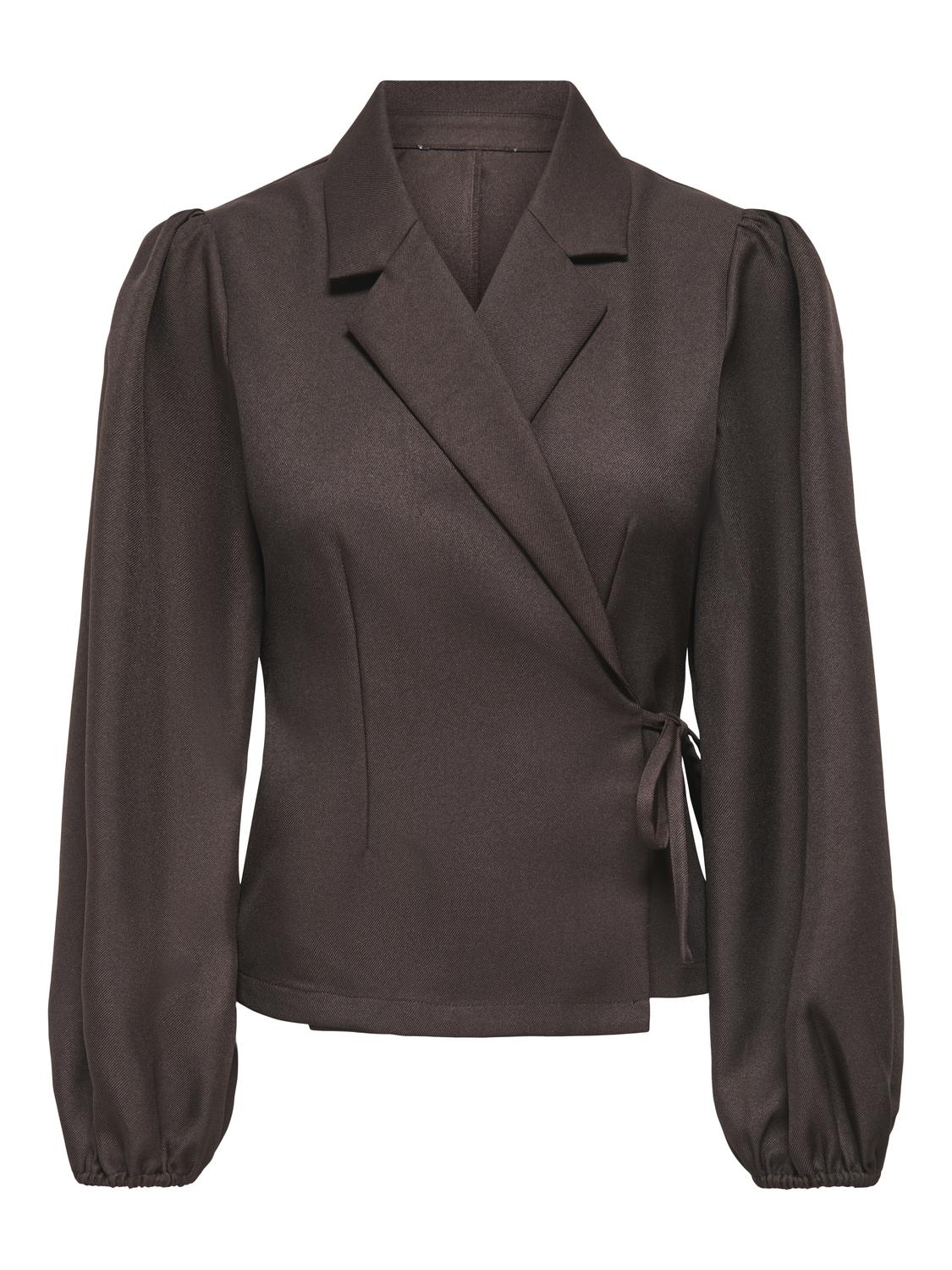 JDYJAMIE L/S TIE TOP WVN EXP