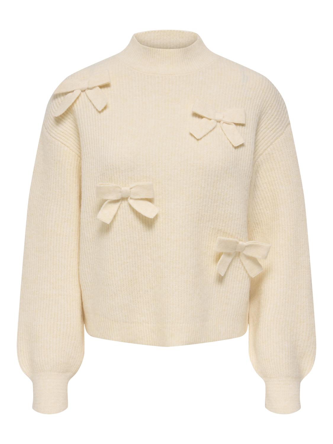 ONLLISA LS BOW PULLOVER KNT NOOS - 3