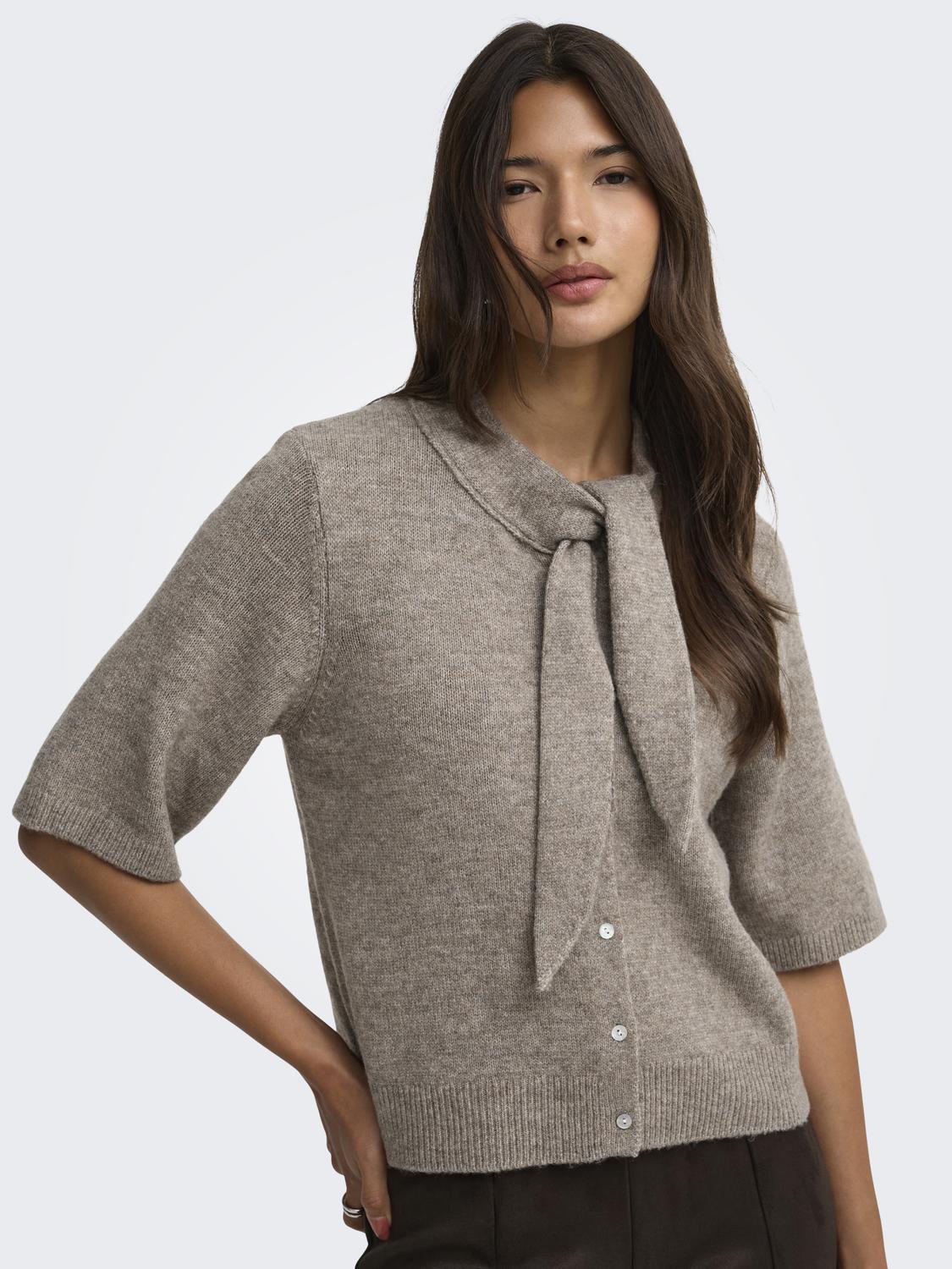ONLLANA SS SCARF DETAIL CARDI EX KNT - 5