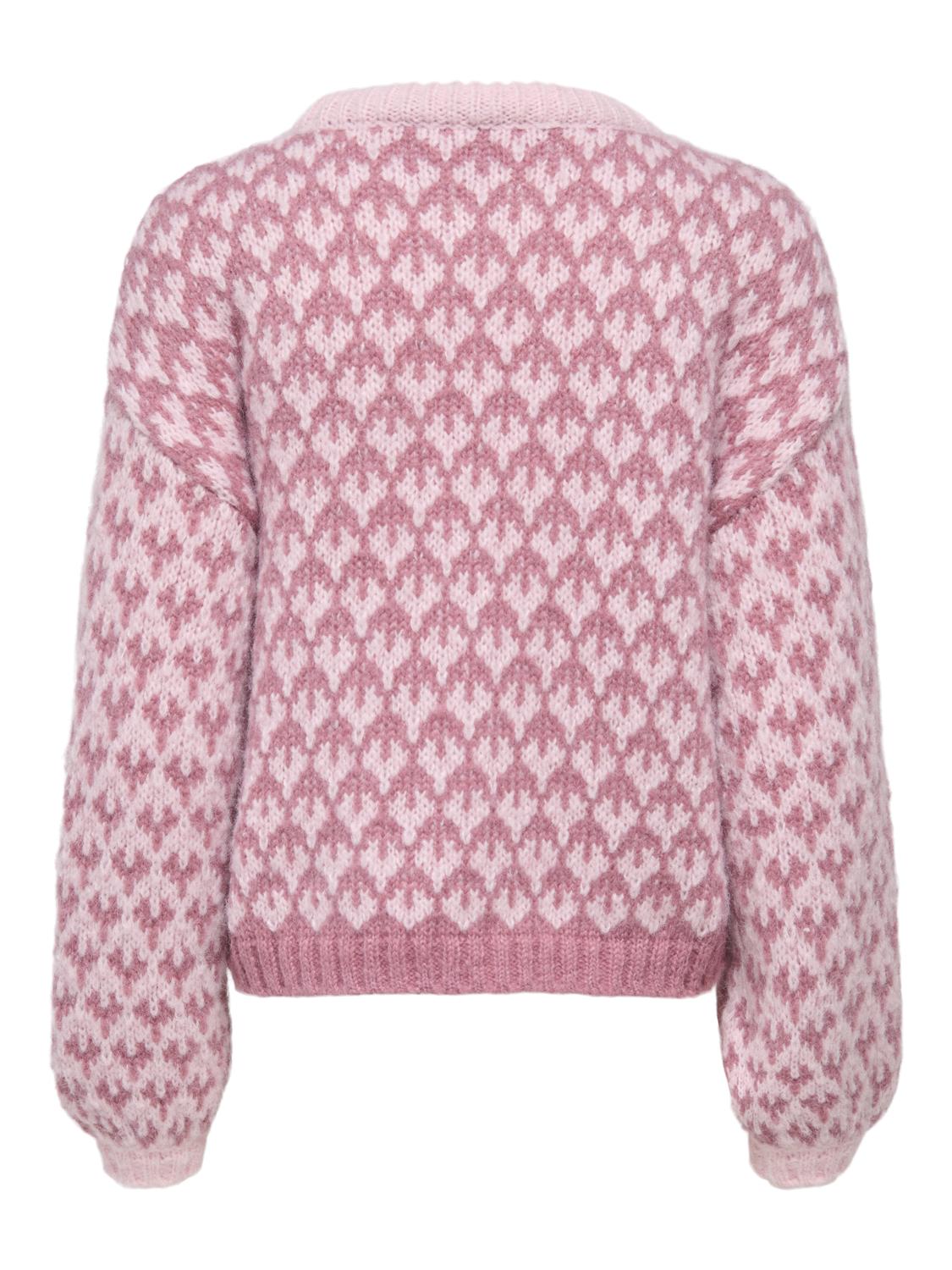 ONLCARO LS PATTERN O-NECK CC KNT - 7
