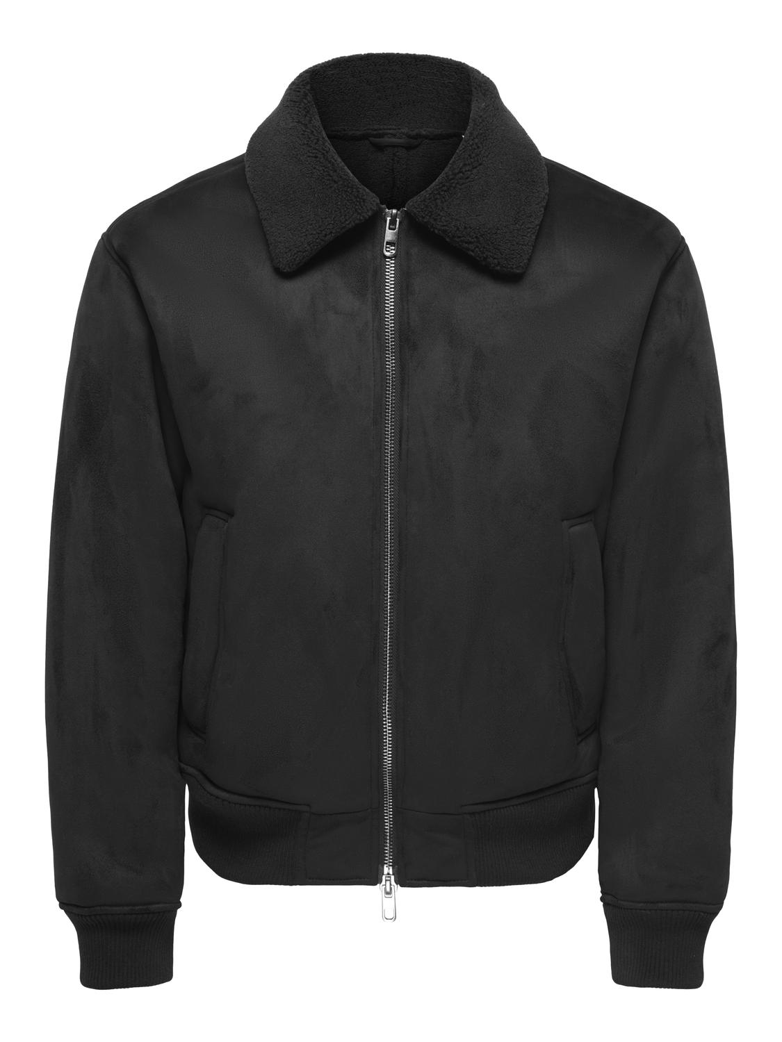 ONSSPENCER SHEARLING JACKET OTW - 3