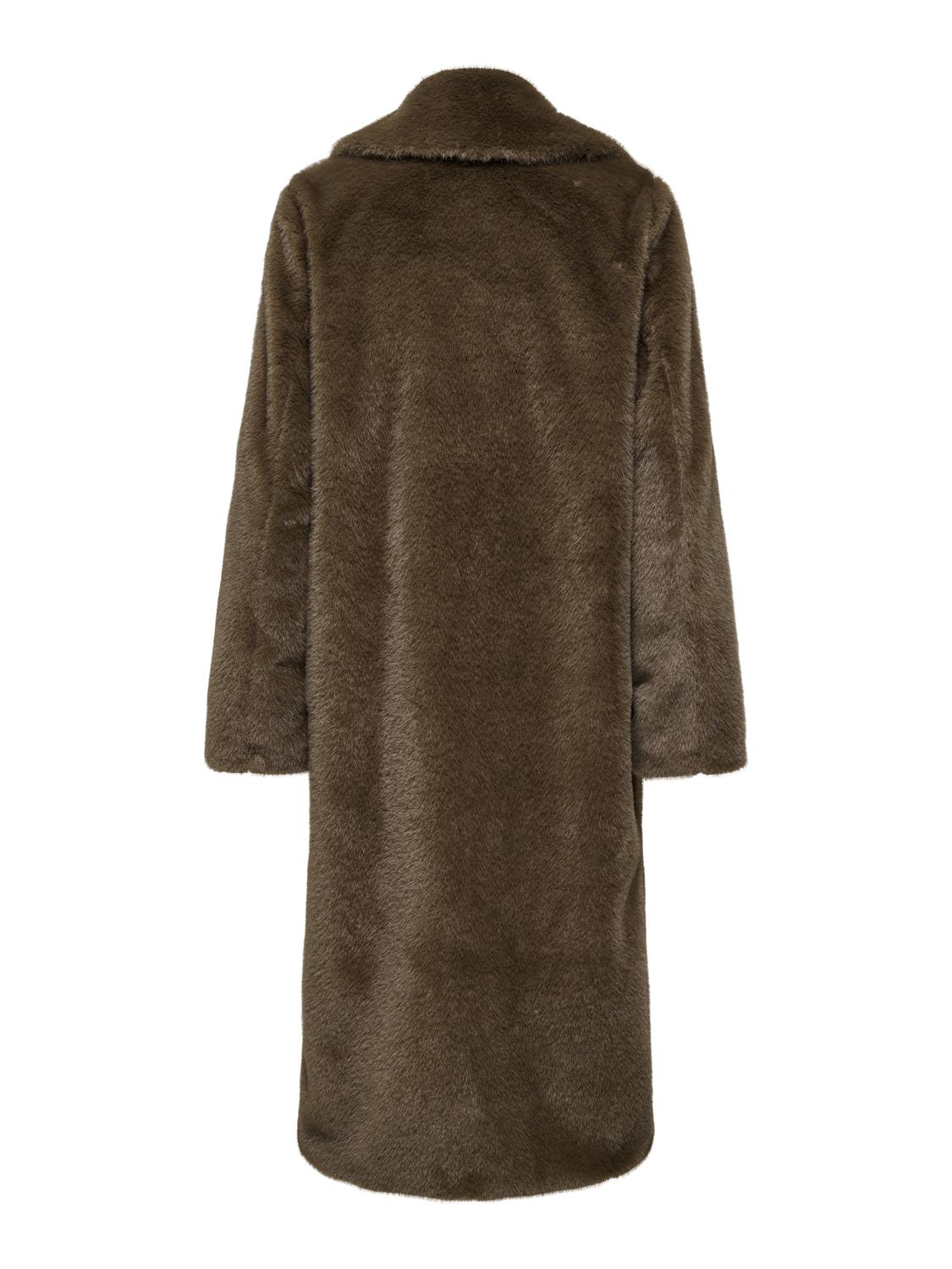 ONLMEAGAN FUR COAT OTW - 7